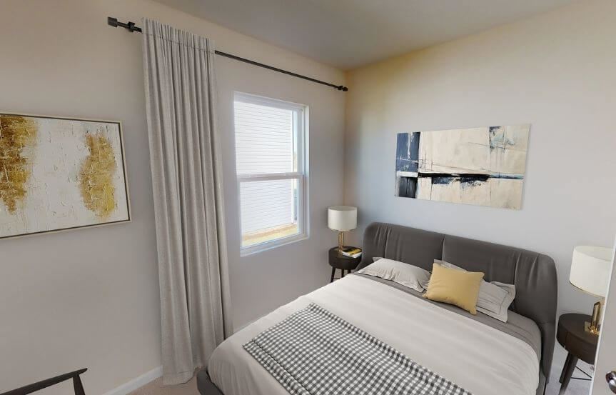 Centex Dunlin home plan bedroom