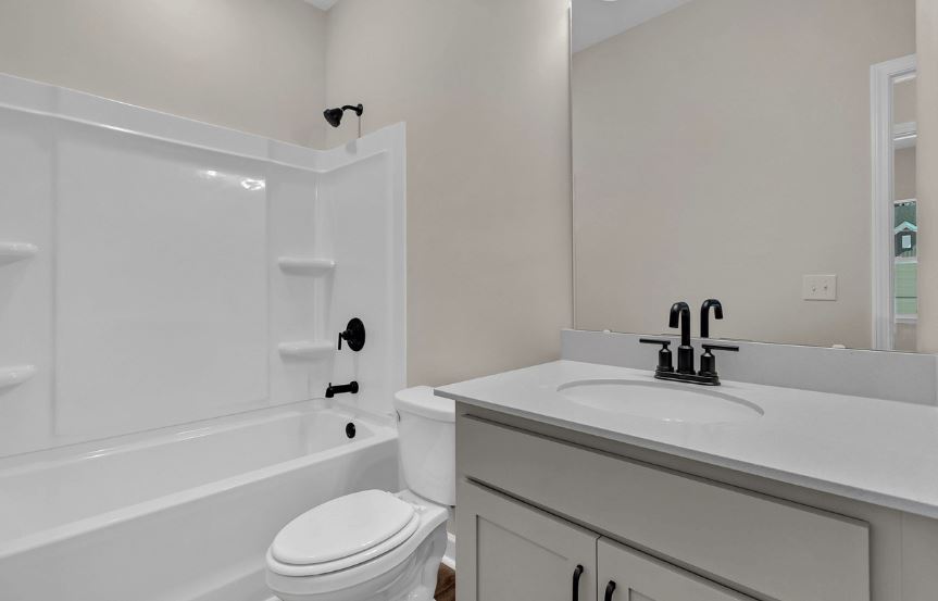 Ashton Woods 55+ Palmetto spec home plan lot 41 Secondary bathroom
