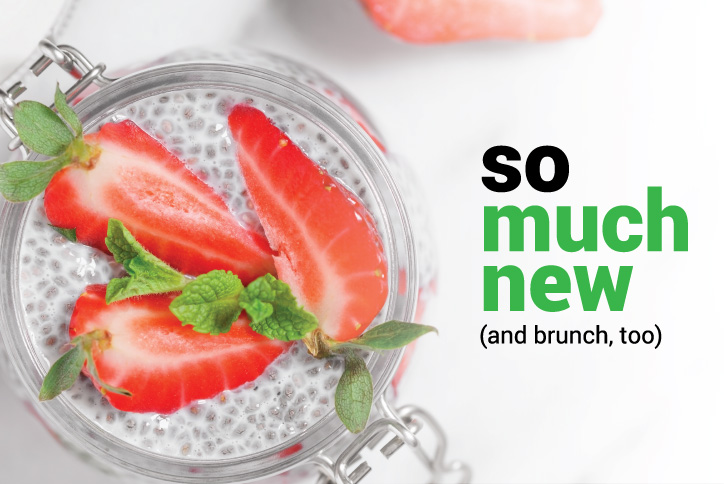 So much new, and brunch too banner