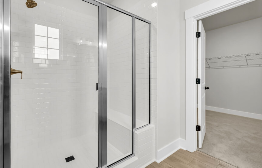 Ashton Woods Overton Spec Lot 1684 Primary Shower And Closet