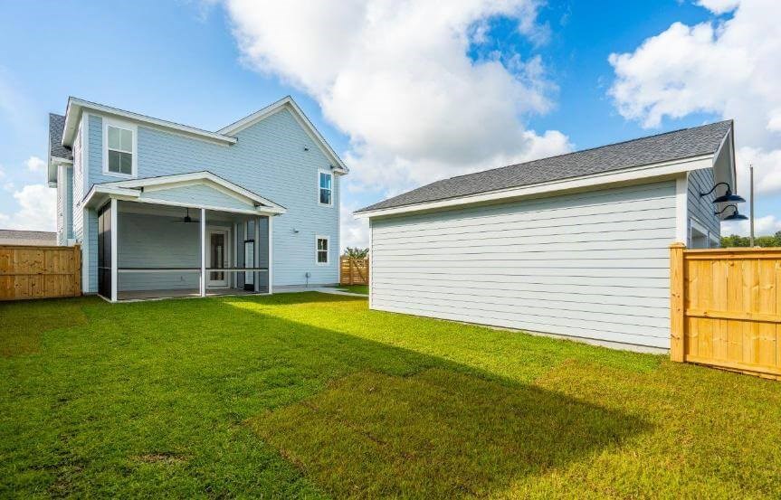 Homes By Dickerson Camellia Spec Lot 1455 Fenced Backyard