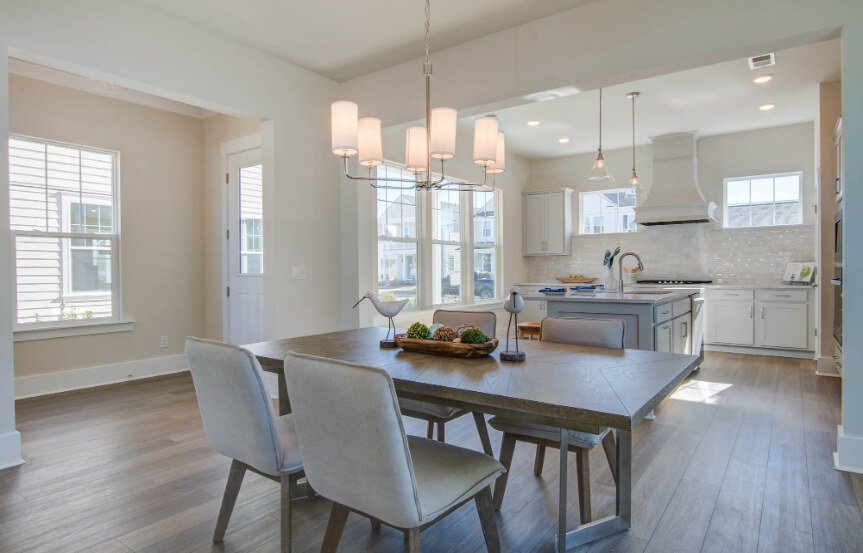 Ashton Woods Azalea Dining Room To Kitchen