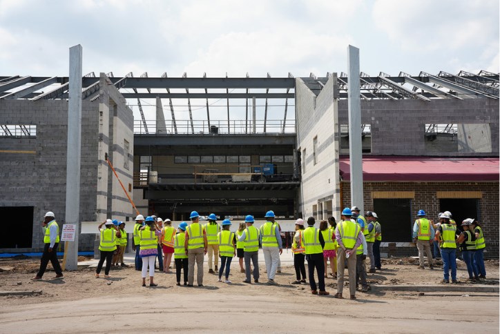 Midtown Middle Topping Off
