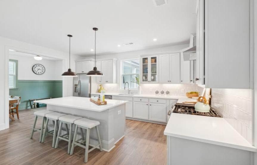 New Leaf Wake Kitchen Island And Mudroom 
