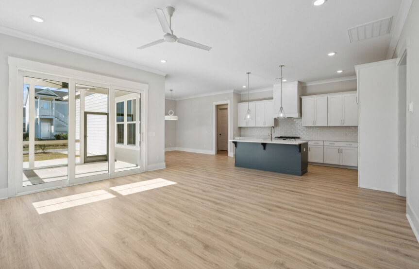 Homes By Dickerson Hutchinson H.1 Spec Lot 1537 Family Room To Kitchen