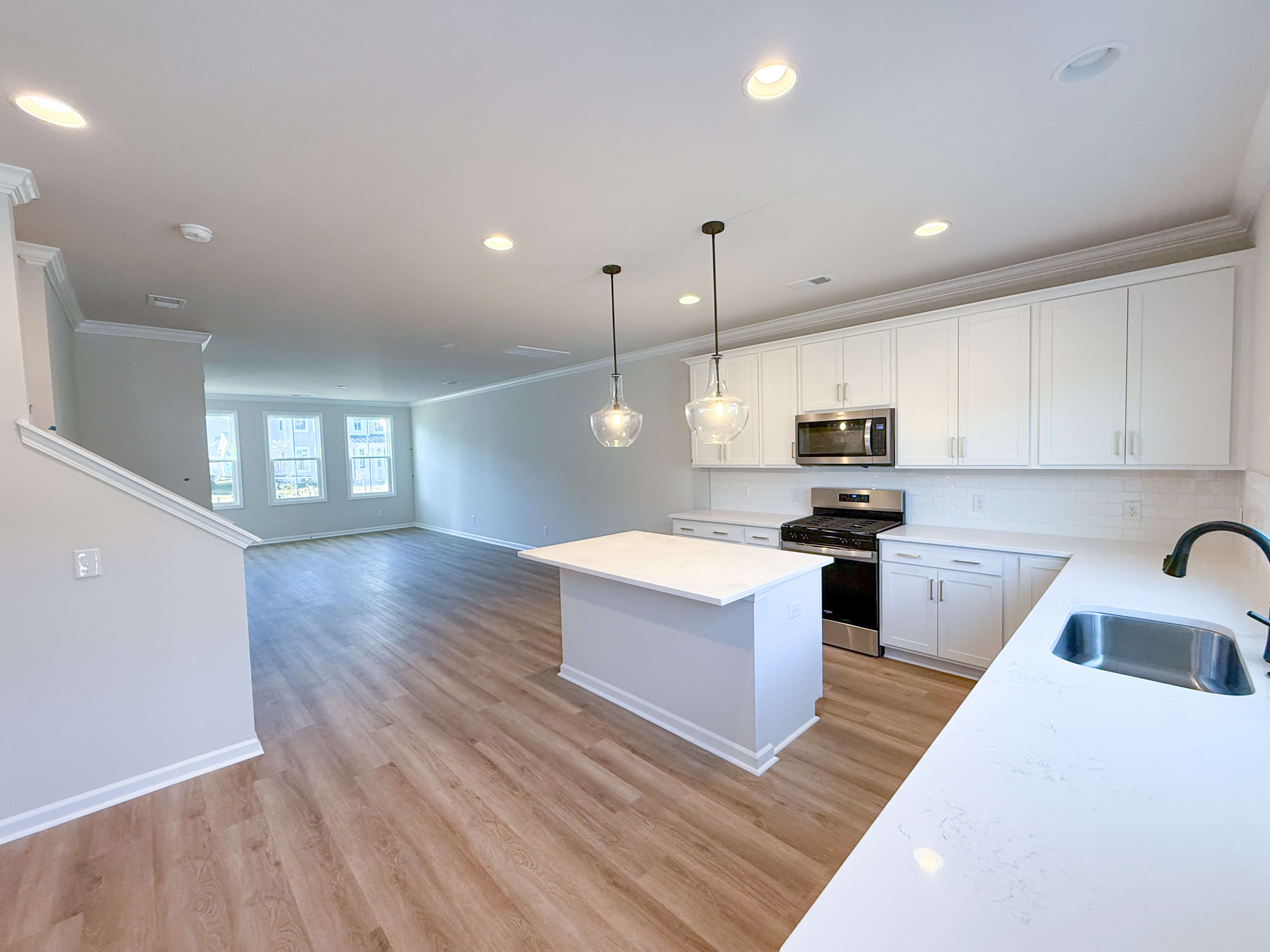 Brookfield Residential Sage TH Spec Lot 202 Kitchen To Living Room