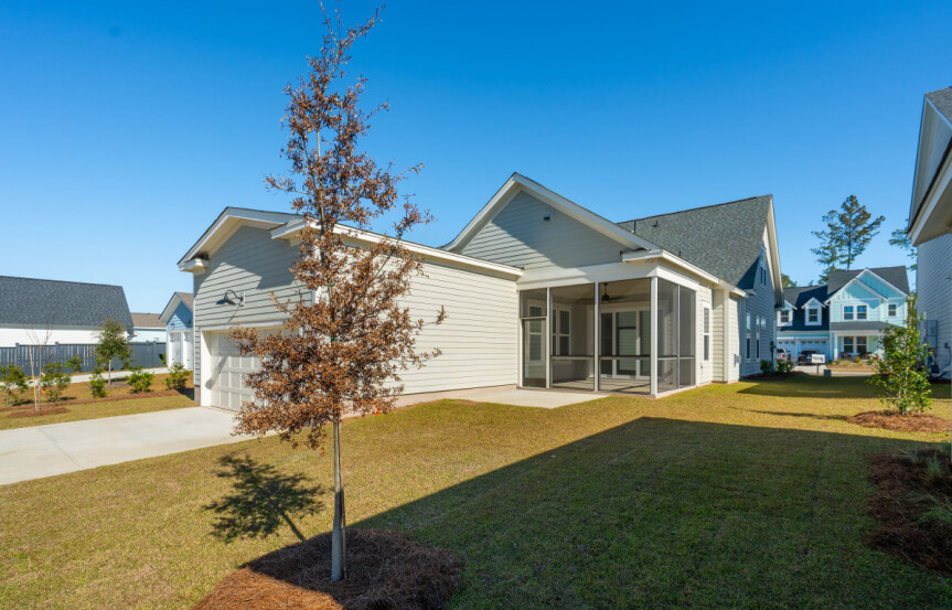 Homes By Dickerson Hutchinson H.1 Spec Lot 1537 Backyard