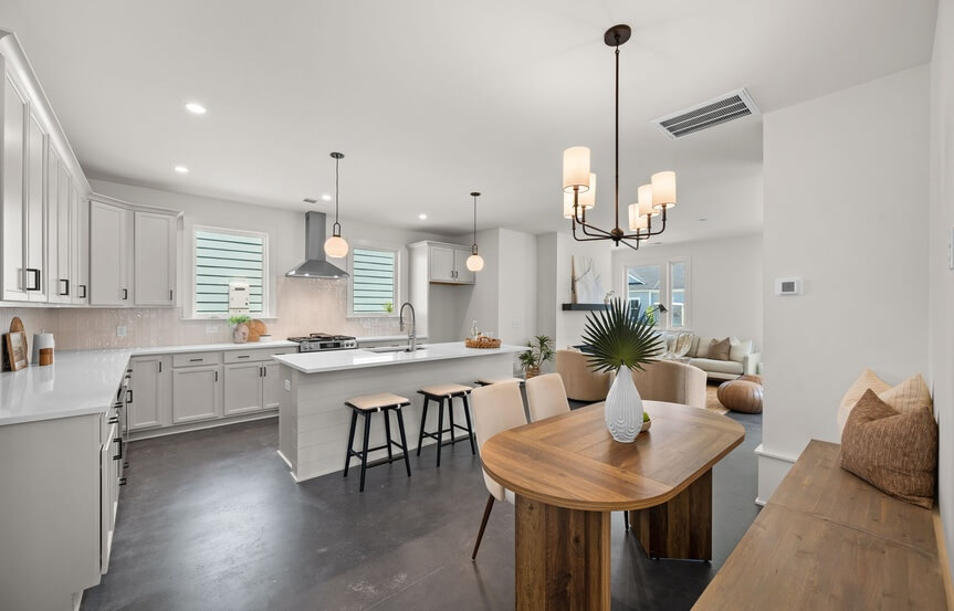 New Leaf Stanley Spec Homes Lot 1482 Dining And Kitchen
