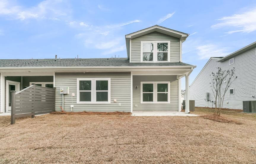 Ashton Woods 55+ Palmetto Spec Home Plan Lot 85 Backyard