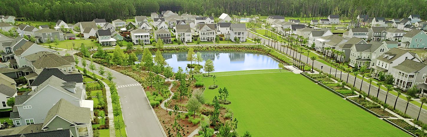 Aerial image of Nexton in Summerville, SC.