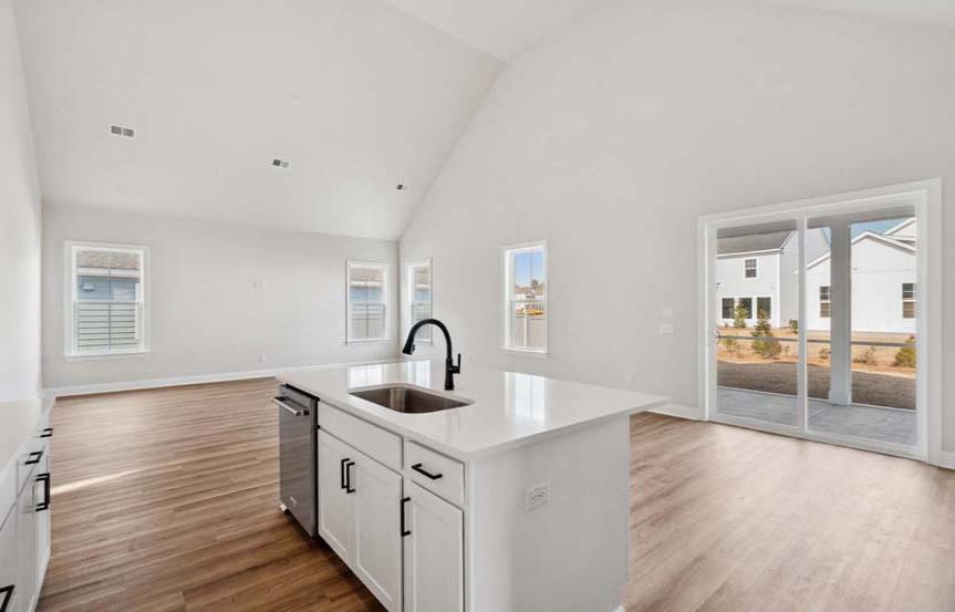 Brookfield Residential Cordova Spec Home Lot 1657 Kitchen To Family Room