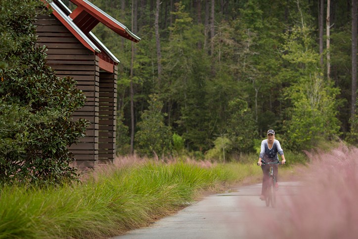 Walking and biking trail at Nexton