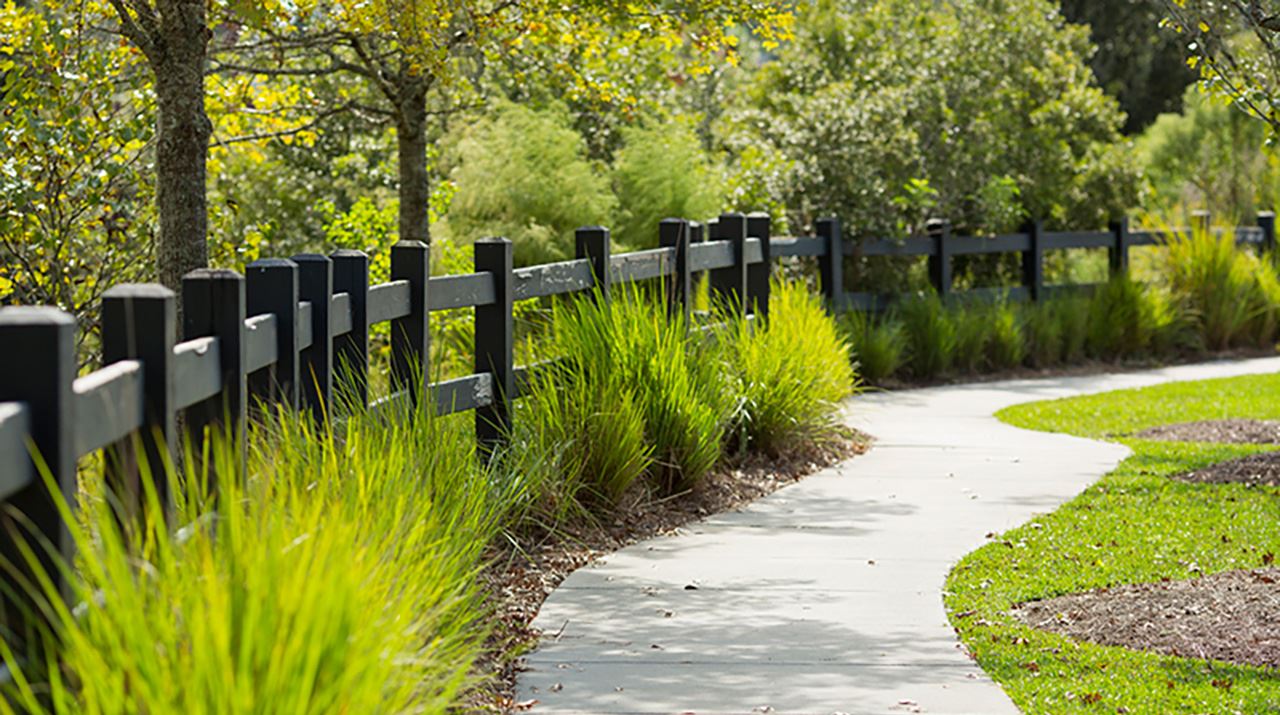 Walking trail in Nexton.