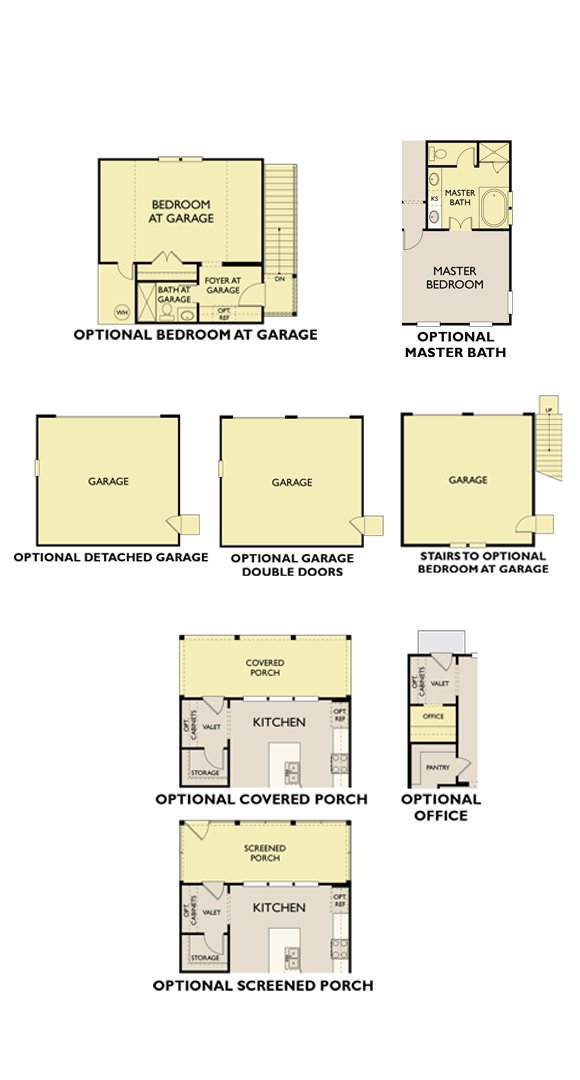 Ashton Woods Ashley home plan options