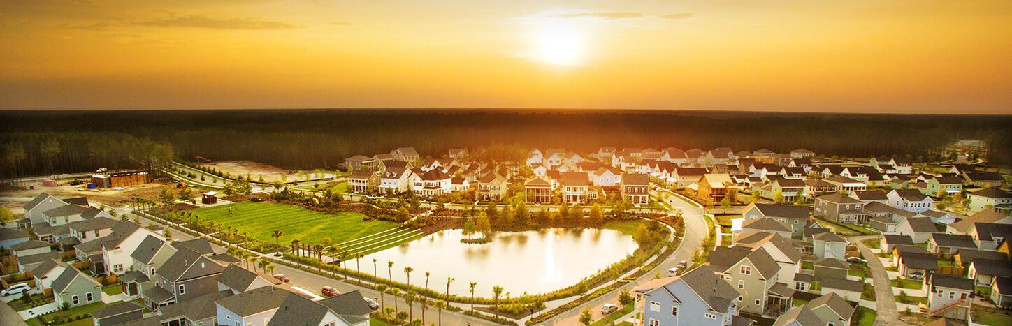 Aerial view of Nexton, Summerville SC.