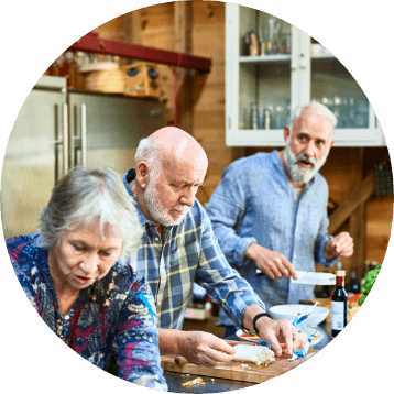Cooking class. Nexton Del Webb.