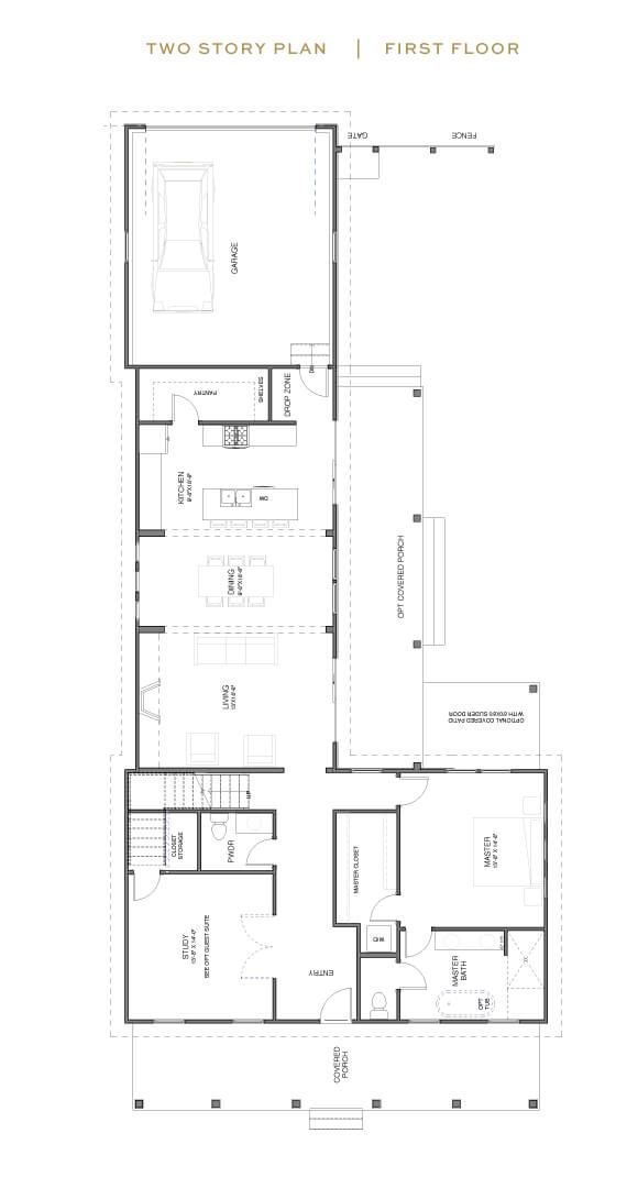 New Leaf Aneto C model home first floor