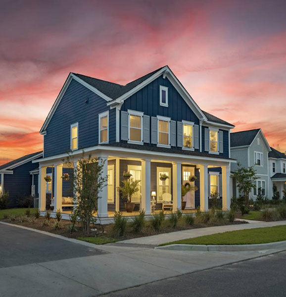 Home at Twilight in Nexton, introducing Midtown.