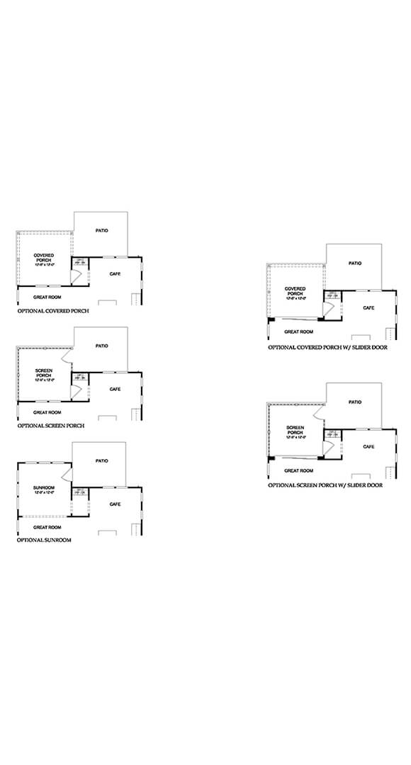 Violet by Pulte rear options