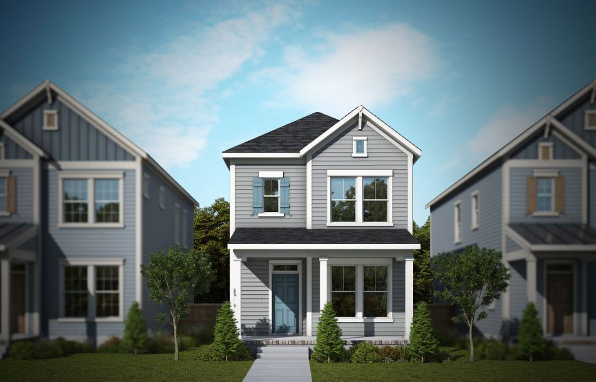 David Weekley Meadowview model home rendering, Nexton Midtown