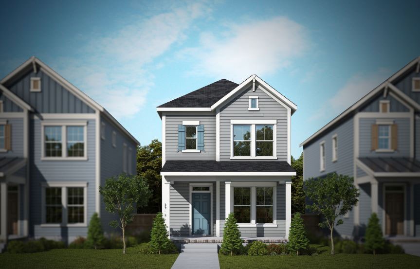 David Weekley Meadowview model home rendering, Nexton Midtown
