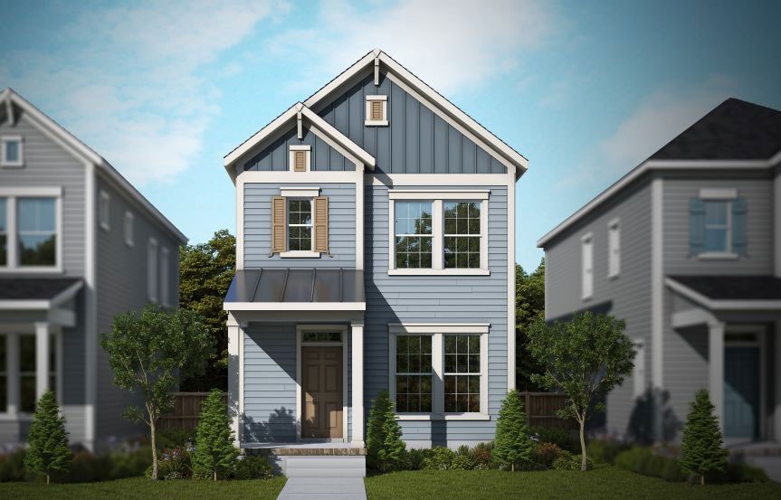 David Weekley Meadowview model home rendering, Nexton Midtown