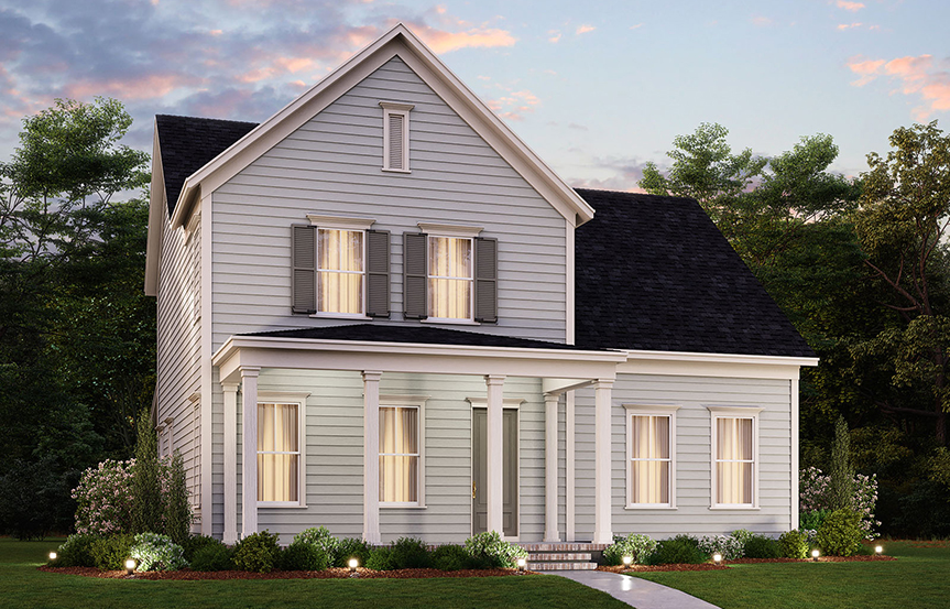 Ashton Woods Newington home plan rendering A