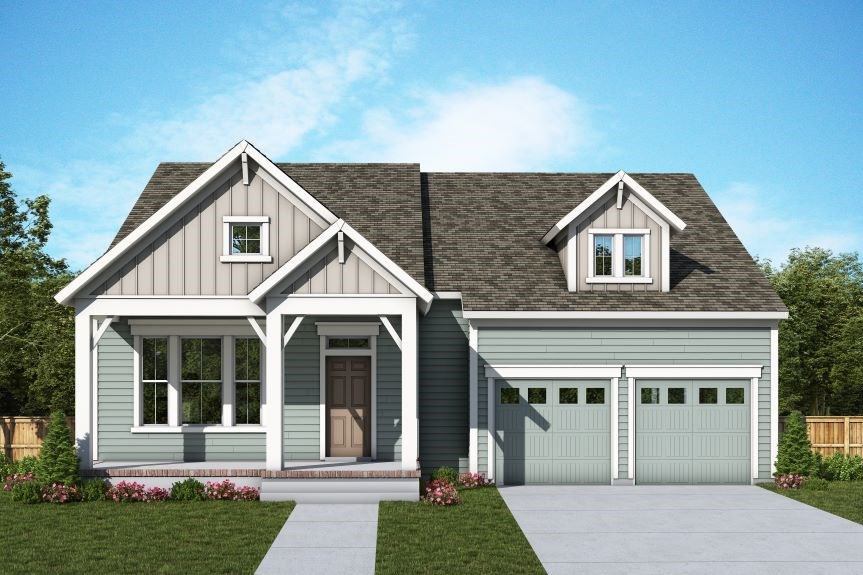 David Weekley Homes Lindley model home in Midtown, Nexton.