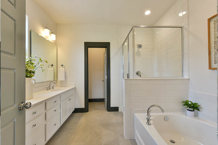 Bathroom in new Nexton model home.