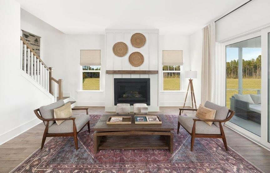 Ashton Woods Overton home plan living area