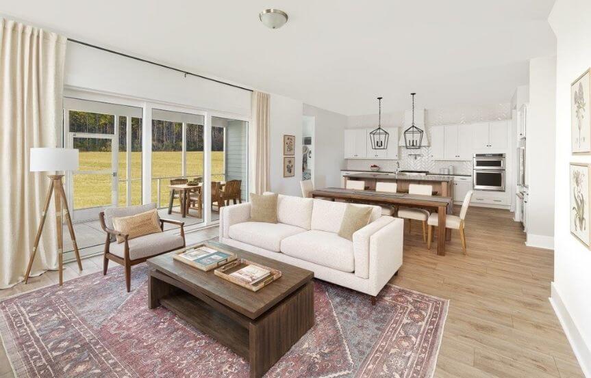 Ashton Woods Overton home plan living room