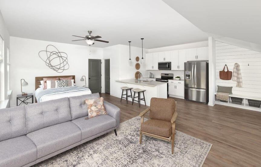 Ashton Woods Overton home plan apartment