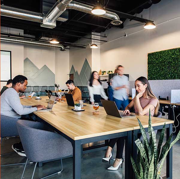 Open office conference room