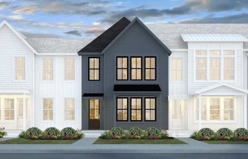Bellflower townhome by Homes By Dickerson
