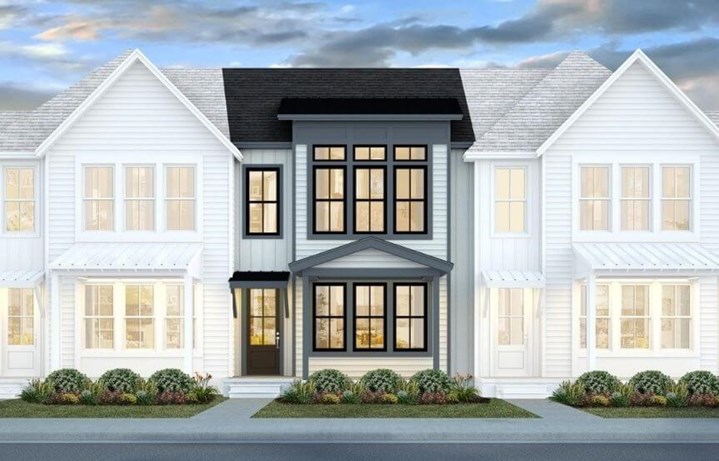 Bellflower townhome by Homes By Dickerson