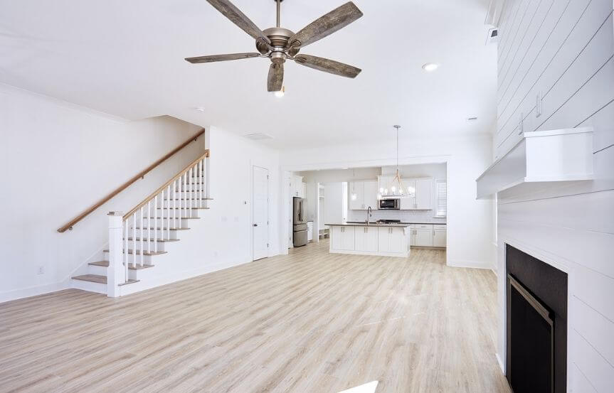 Homes By Dickerson Bluffton home plan family room