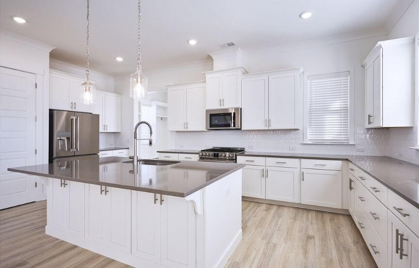 Homes By Dickerson Bluffton home plan kitchen area