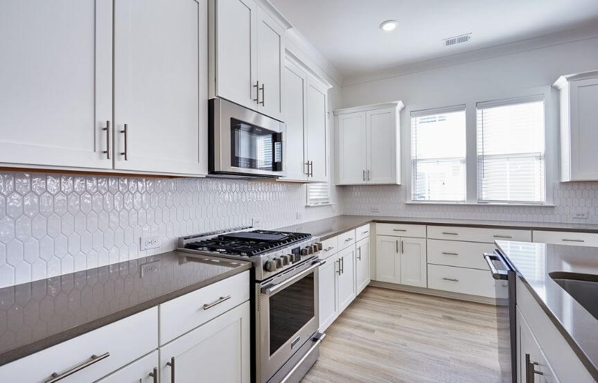 Homes By Dickerson Bluffton home plan kitchen area backsplash