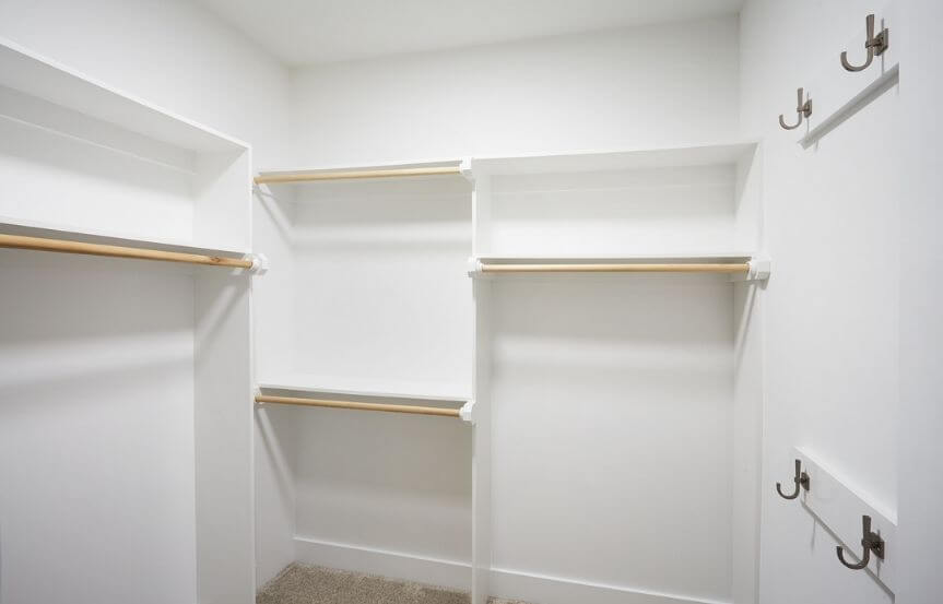 Homes By Dickerson Bluffton home plan owner's closet