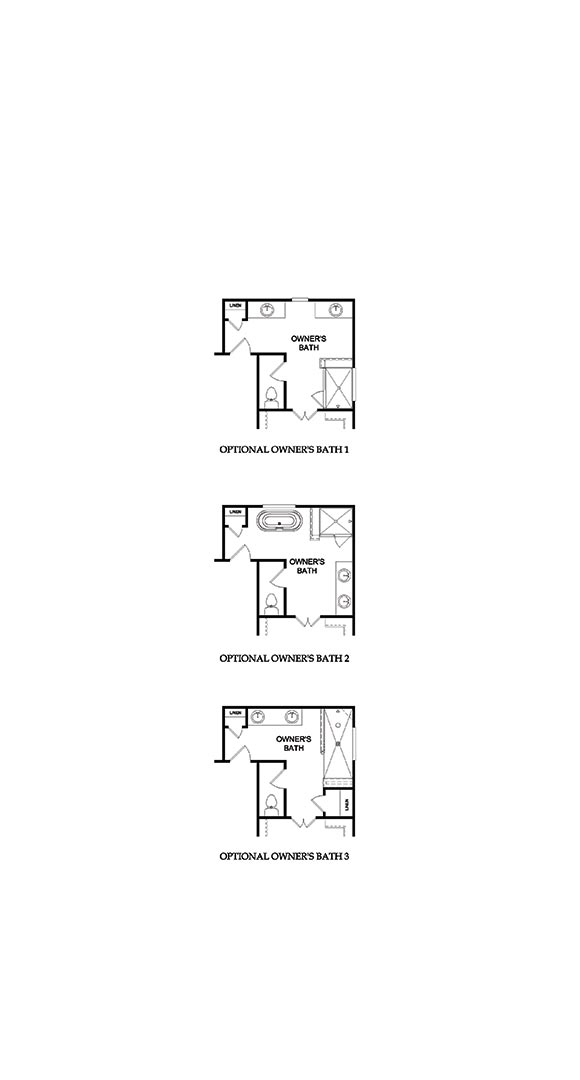 Violet by Pulte second floor home plan options