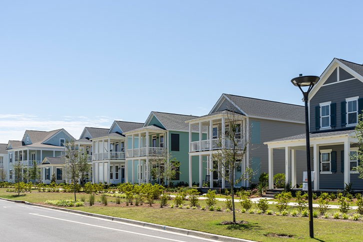 Midtown streetscape at Nexton