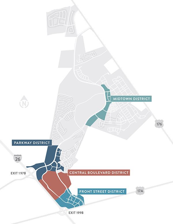 Nexton commercial map - restaurants