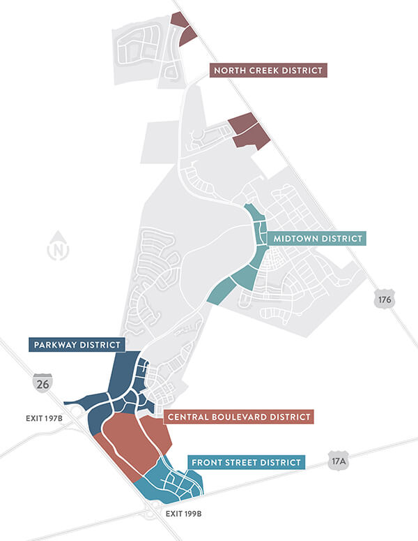 Nexton commercial map of retail spots