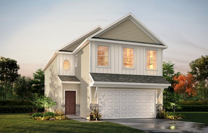 Elon home plan by True Homes rendering