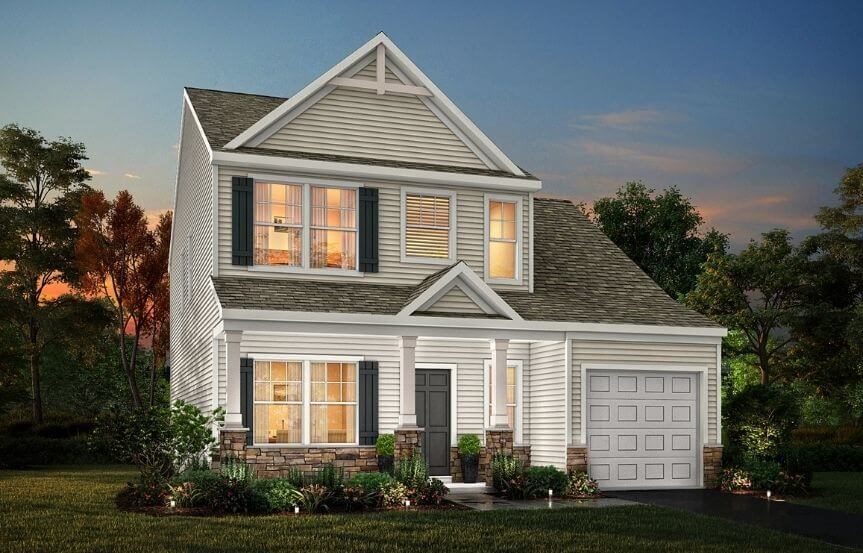 True Homes Preston home plan rendering