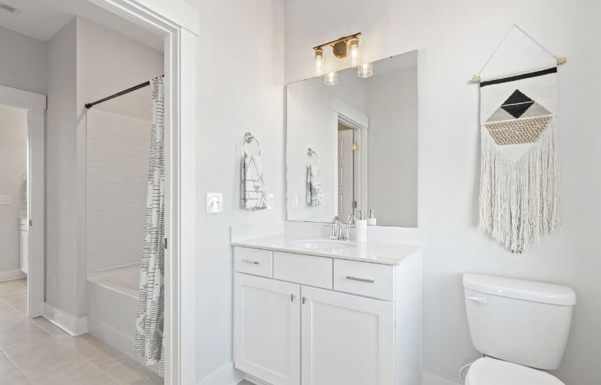 Sea Holly Townhome by Homes By Dickerson secondary bathroom