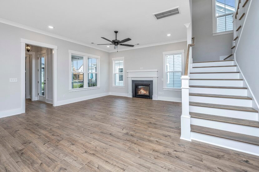 Homes By Dickerson Mansfield home plan living room