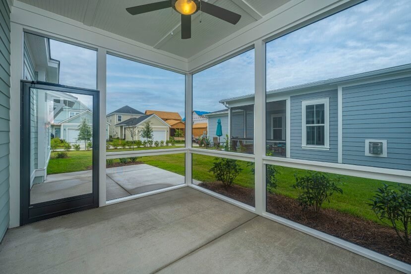 Homes By Dickerson Mansfield home plan back patio