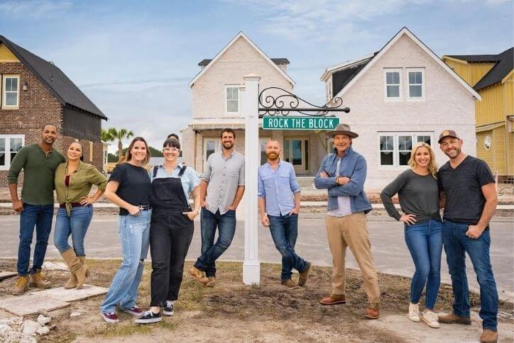 HGTV Rock The Block crew in Nexton