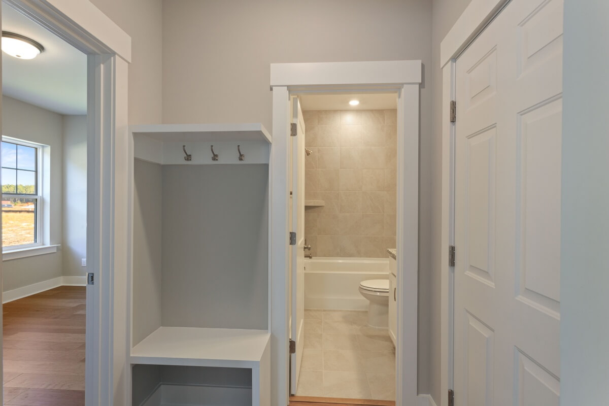 David Weekley Ashberry home plan back pack rack